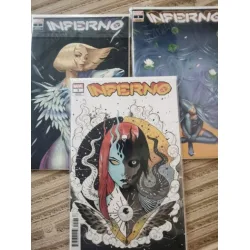 Marvel Inferno (2021) #1 #2 #3 #4 VARIANT EDITION SET ( Cover Variant Oscar Vega Comicare ) Marvel Inferno (2021) #1 #2 #3 #4 VARIANT EDITION SET ( Cover Variant Oscar Vega Comicare )