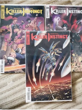DYNAMITE Killer Instinct #1 #2 #3 #4 #5 #6 SET (Cover #1 A Yildiray Cinar, imzalı Comicare)