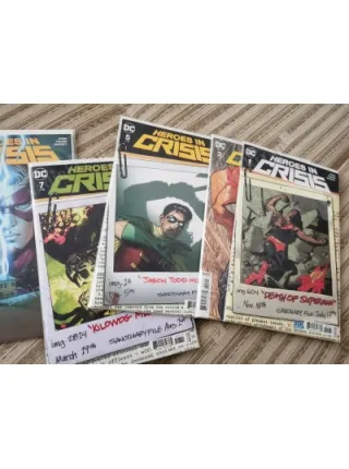 DC Heroes in Crisis #1 #2 #3 #4 #5 #6 #7 #8 #9 SET (Cover Variant, Comicare)