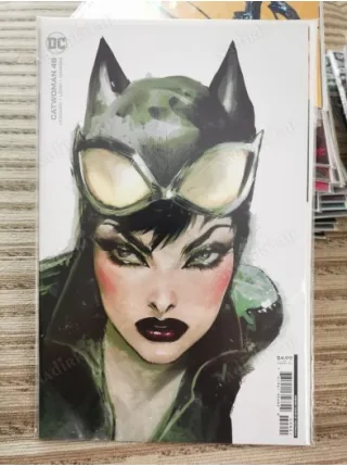 DC CatWoman Volume 5 #48 of Present Furious Hearts, Part 1 (Cover B Sozomaika Card Stock, Comicare)
