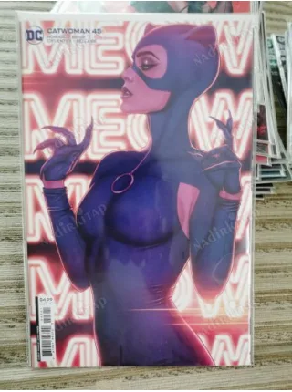 DC CatWoman Volume 5 #45 of Present (Cover B Jenny Frison Card Stock Variant, Comicare)