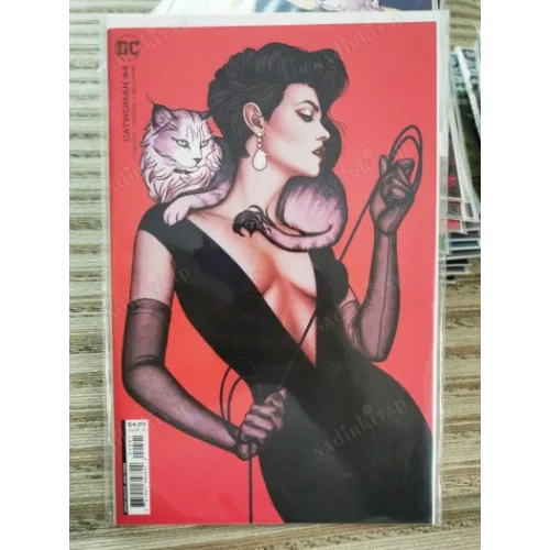 DC CatWoman Volume 5 #44 of Present (Cover B Jenny Frison Card Stock Variant, Comicare)