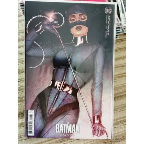 DC CatWoman Volume 5 #41 of Present (Cover B Jenny Frison Card Stock Variant, Comicare)