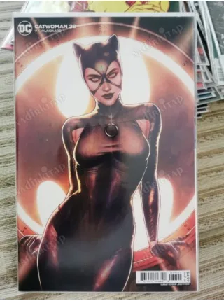 DC CatWoman Volume 5 #38 of Present (Cover B Jenny Frison Card Stock Variant, Comicare)