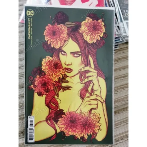 DC CatWoman Volume 5 #37 of Present (Cover B Jenny Frison Card Stock Variant, Comicare)