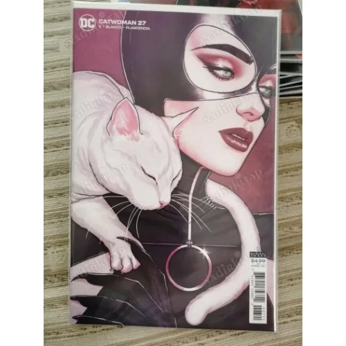 DC CatWoman Volume 5 #27 of Present (Cover B Jenny Frison Card Stock Variant, Comicare)