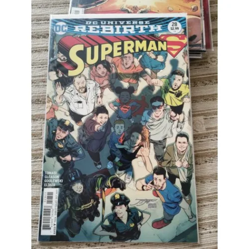 DC Universe Rebirth Superman Vol 4 #28 of45 Independence Day (Cover B Jorge Jiménez Variant , Comicare)