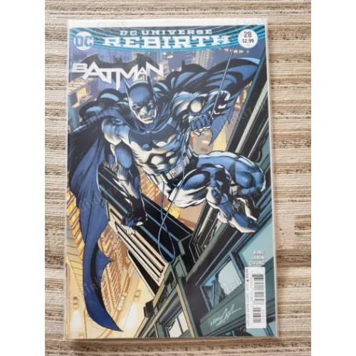 DC Universe Rebirth Batman Vol 3 # 28 of Present The War of Jokes & Riddles, Part Three (Cover Neal Adams Variant, Comicare)