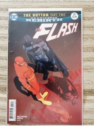DC Universe Rebirth Flash Vol 5 #21 of 88 The Button, Part Two (Cover Mikel Janín International Variant, Comicare)