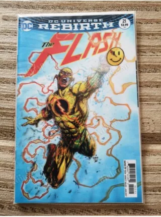 DC Universe Rebirth Flash Vol 5 #21 of 88 The Button, Part Two (Cover Jason Fabok 3D Lenticular Variant , Comicare)
