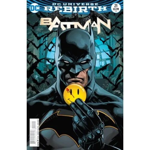 DC Universe Rebirth Batman Vol 3 #21 of Present The Button, Part 1 (Cover Jason Fabok 3D Lenticular Variant, Comicare)