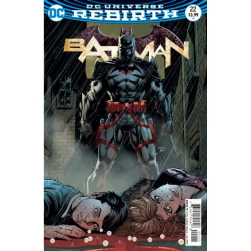 DC Universe Rebirth Batman Vol 3 #22 of Present The Button, Part 3 (Cover Jason Fabok 3D Lenticular Variant, Comicare)