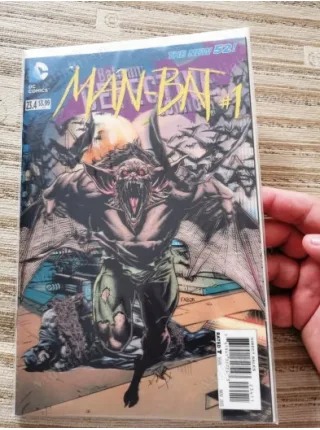 DC Detective Comics Vol 2 #23.4 Man Bat (Cover 3D Lenticular , Comicare)