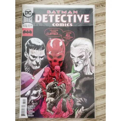 DC Batman Detective Comics 970 of Present Fall of the Batmen, Part 2 (Cover Regular Comicare)