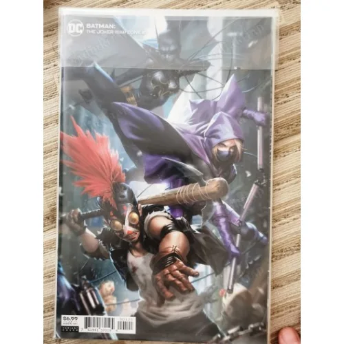 DC Batman: The Joker War Zone # 1 (Cover Derrick Chew Card Stock Variant Comicare) 5 Stories