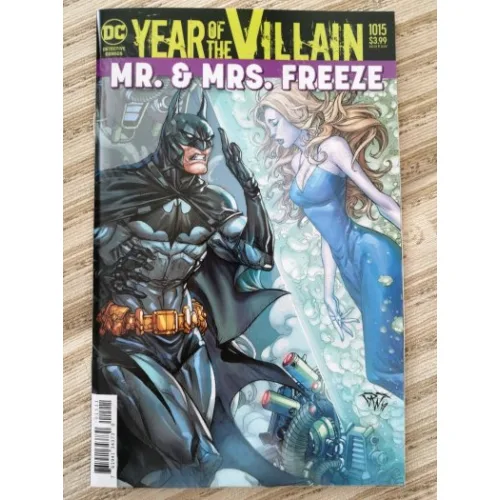 DC Batman Detective Comics 1015 of Present Cold Dark World: Icebreaker (Cover Regular Acetate Comicare ) Şeffaf Baskı