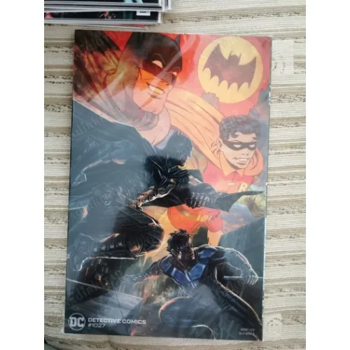 DC Batman Detective Comics 1027 of Present 12 Stories and additional content ( Cover B Lee Bermejo Batman & Nightwing Variant )