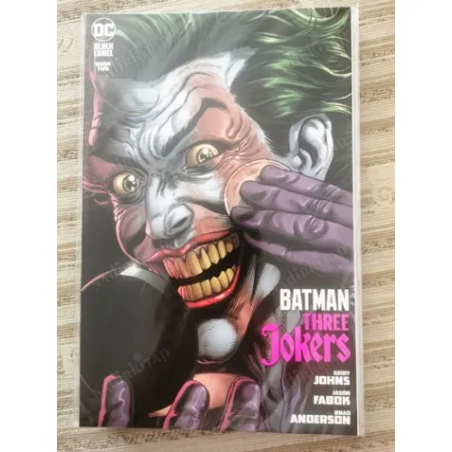 DC BLACK LABEL Batman Three Jokers 2 of 3 (Cover Premium Cover F Jason Fabok Joker Applying Makeup Variant)