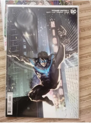DC Titans United 1 of 7 Power Grab (Cover B Kael Ngu Card Stock Variant Comicare )