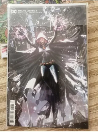 DC Titans United 2 of 7 Operation: Safeguard (Cover B Kael Ngu Card Stock Variant Comicare )