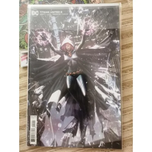 DC Titans United 2 of 7 Operation: Safeguard (Cover B Kael Ngu Card Stock Variant Comicare )