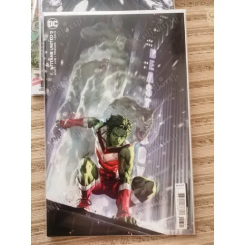DC Titans United 3 of 7 Worst of Both Worlds (Cover B Kael Ngu Card Stock Variant Comicare )