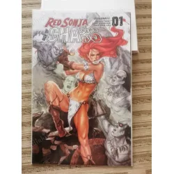 DYNAMITE Red Sonja Age of Chaos # 1 of 6 ( Cover FOC Variant - Chatzoudis Comicare )