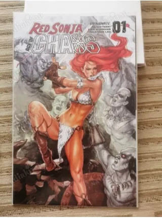 DYNAMITE Red Sonja Age of Chaos # 1 of 6 ( Cover FOC Variant - Chatzoudis Comicare )