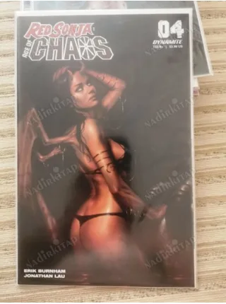 DYNAMITE Red Sonja Age of Chaos # 4 of 6 ( Cover Lucio Parrillo Virgin Variant Comicare )