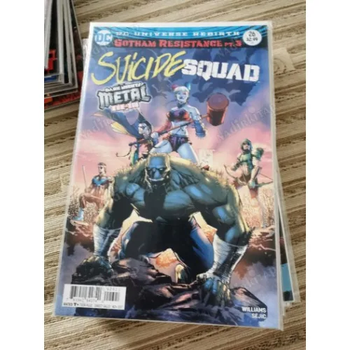 DC DC UNIVERSE Rebirth Suicide Squad Vol 5 26 of 50 (Cover Whilce Portacio Variant , Comicare)