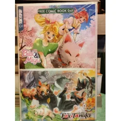 TOKYOPOP Free Comic Book Day 2020: Bibi & Miyu / The Fox & Little Tanuki # 1 ( Cover Kanata Konami Comicare)