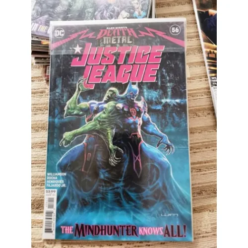 DC Justice League Vol 4 # 56 of 75 Doom Metal, 4 (Cover Liam Sharp Comicare) Part of the 