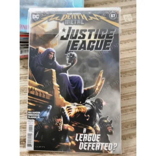 DC Justice League Vol 4 # 57 of 75 Doom Metal, Finale (Cover Liam Sharp Comicare) Part of the 