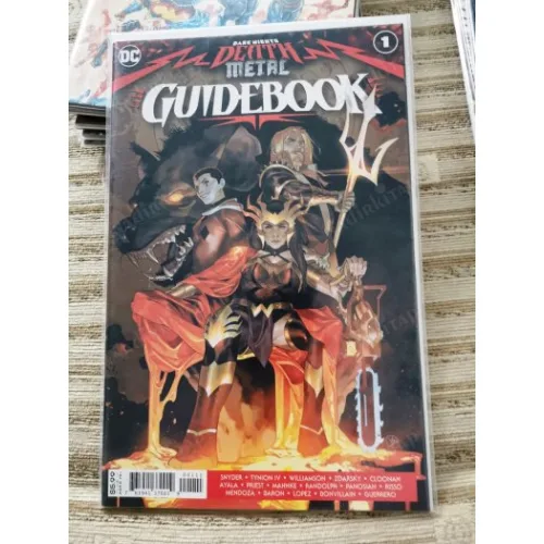 DC Dark Nights:Death Metal Guidebook (Cover Comicare) 5 Stories and additional content