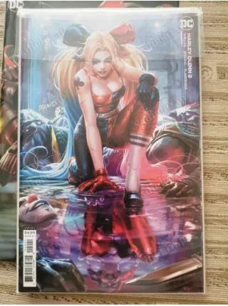 DC Harley Quinn Vol 4 2 of Present (Cover B Derrick Chew Card Stock Variant, Comicare)