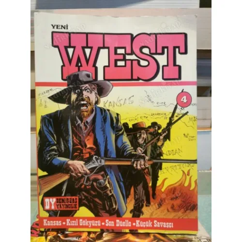 Yeni West Cilt 4 Kansas - Kızıl Gökyüzü - Son Düello - Küçük Savaşçı (4 Tam Macera) BKZ