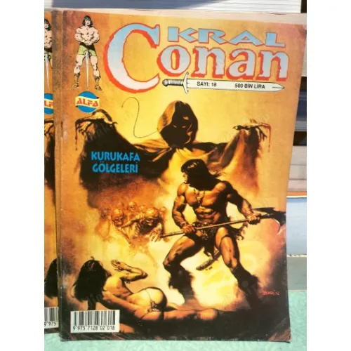 CONAN Kral Conan Sayı 18 Kurukafa Gölgeleri (Alfa 42 Sayılık Seri) BKZ
