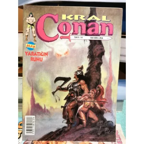 CONAN Kral Conan Sayı 14 Yaratığın Ruhu (Alfa 42 Sayılık Seri) BKZ