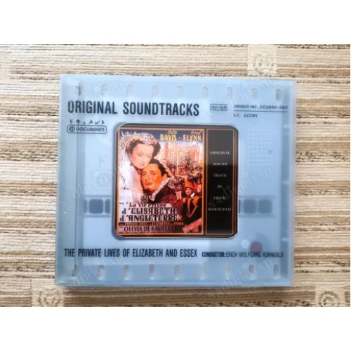 CD The Private Lives of Elizabeth and Essex - Movie Original Soundtrack by Erich Korngold Özel Kutulu