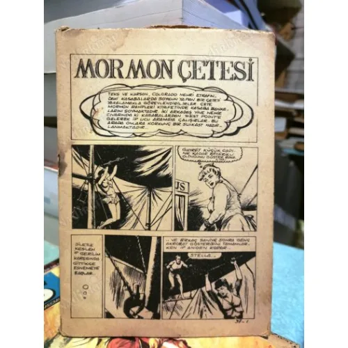 Süper Teks (Tex) Sayı 37 Mormon Çetesi (Çetin Karakoç 385 lik Seri) 1971 64 Sayfa Kapakları mevcut Değil BKZ