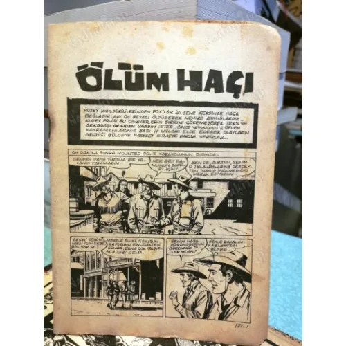 Süper Teks (Tex) Sayı 171 Ölüm Haçı (Çetin Karakoç 385 lik Seri) 1973 48 Sayfa Kapakları mevcut Değil BKZ