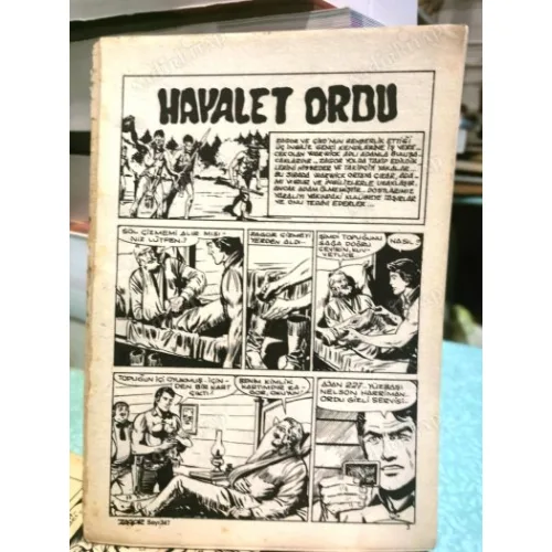 Zagor Tay Sayı 347 Hayalet Ordu (Tay 465 lık Seri) 42 Sayfa Kapakları mevcut Değil BKZ