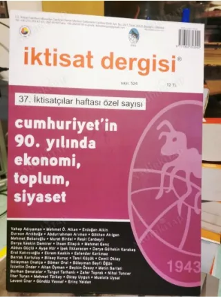 İktisat 524 Cumhuriyeti