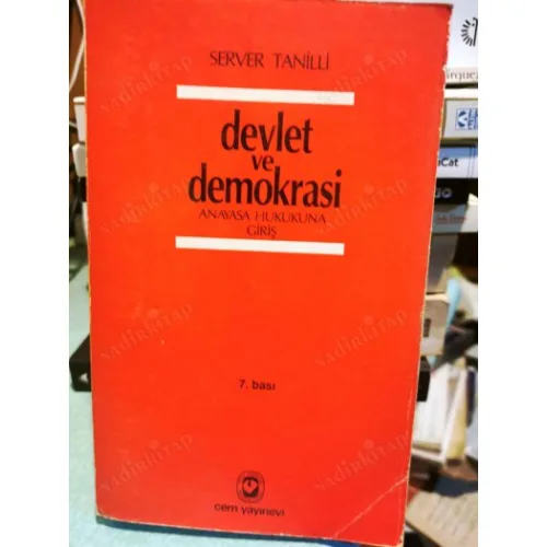 Devlet ve Demokrasi / Anayasa Hukukuna Giriş