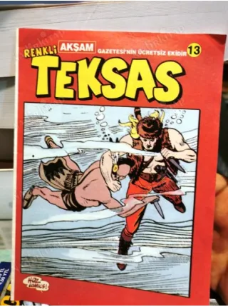 Renkli Teksas Fasikül 13 (Akşam Gazetesinin Ekidir) 28lik Sayı