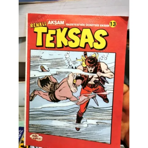 Renkli Teksas Fasikül 13 (Akşam Gazetesinin Ekidir) 28lik Sayı