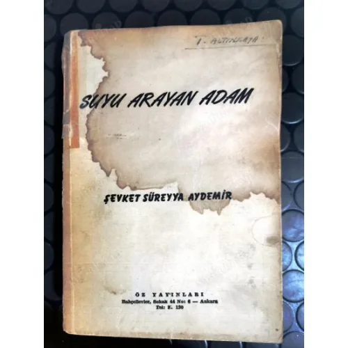 Suyu Arayan Adam 1959 İlk Basım