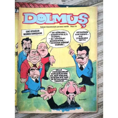 Dolmuş Gülmece Dergisi 10 Metin Üstündağ, Birol Bayram, Halil İncesu, Mikail Erdoğan, Murat Yılmaz, Veysel Öktem, Zafer Temoçin,