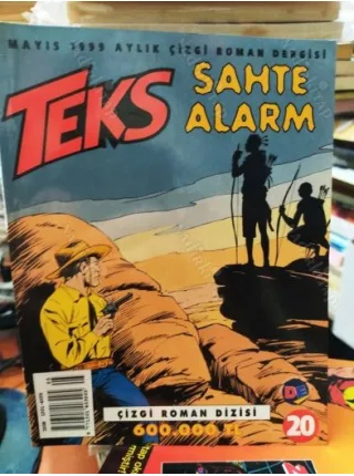 Teks (Tex) 20 Sahte Alarm (AD-DE 26 lik Seri, Kuşe Kağıda Baskı)