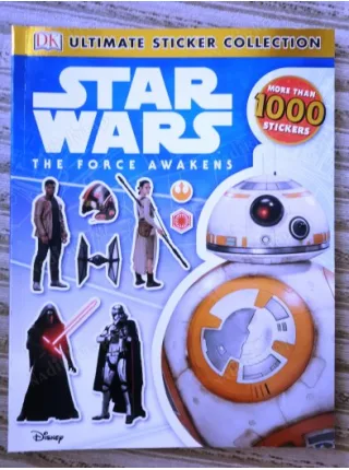 DK STAR WARS Force Awakens Ultimate Sticker Collection with more than 1000 Stickers (Yeni, Çıkartmalar Tam)
